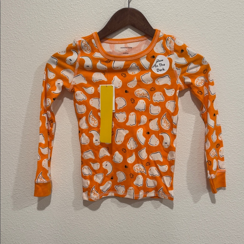 Nordstrom Kids Pajama Set - Orange Glow in the dark Ghost